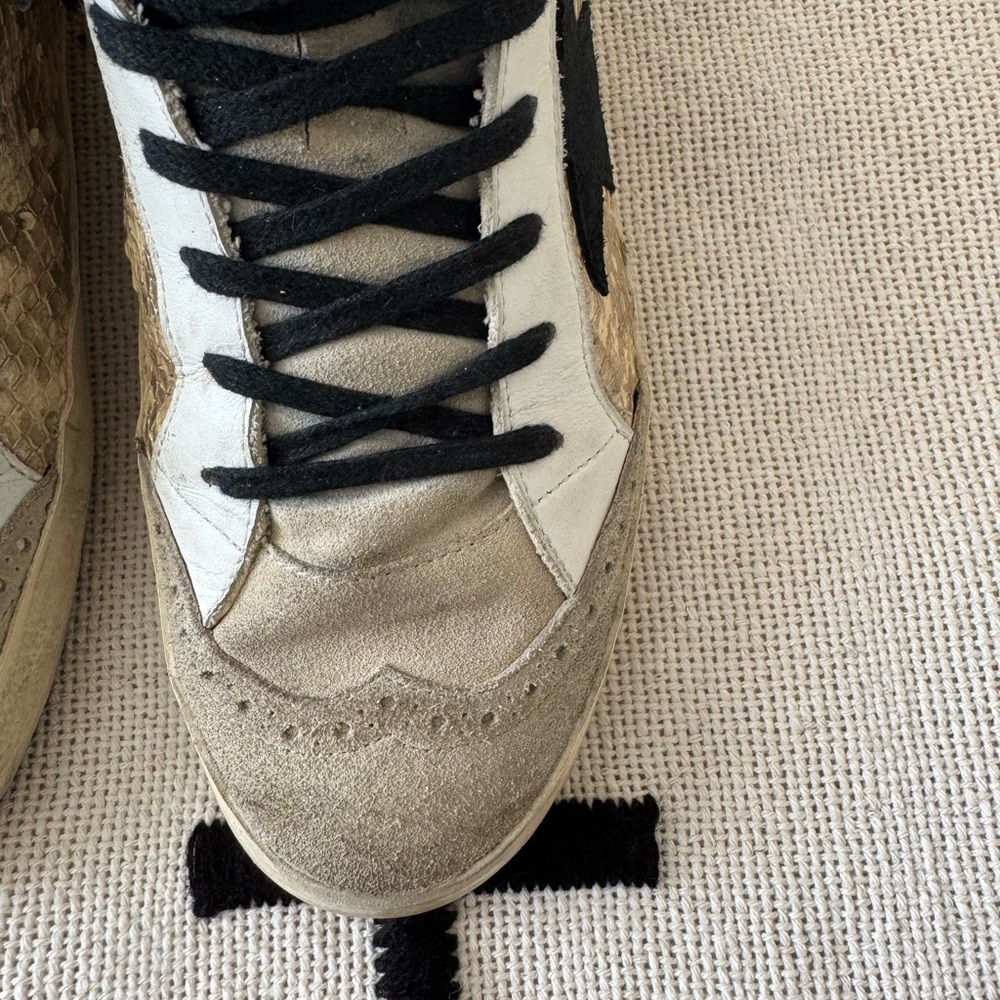 Snakeprint Golden Goose MIdstar Sneakers - Picture 8 of 12